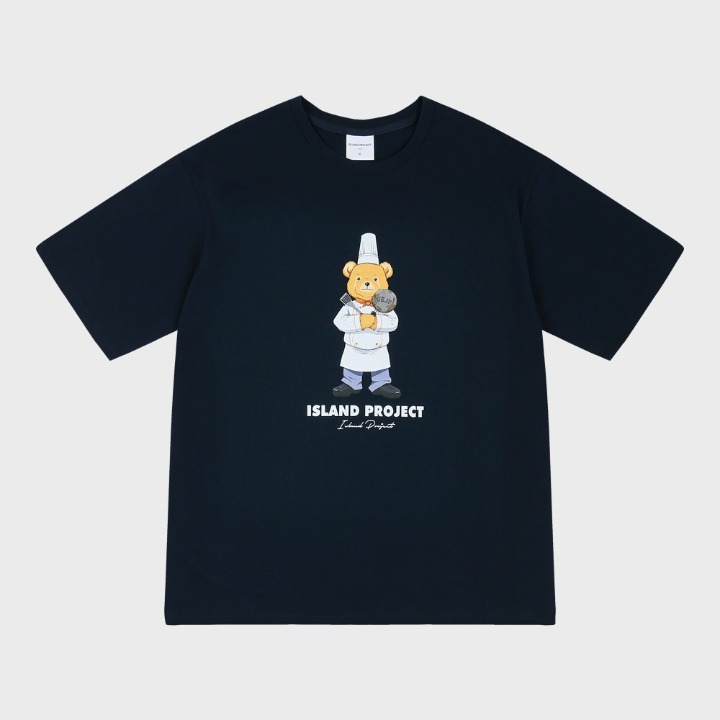 Chef Bear T-Shirt - Navy