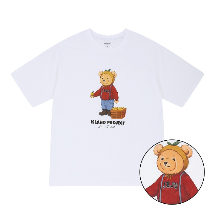 Mandarine Bear T-Shirt (ver.22) - White