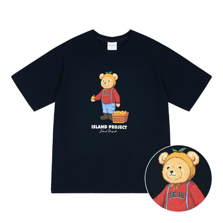 Mandarine Bear T-Shirt (ver.22) - Navy