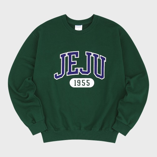 Classic JEJU 1955 Sweatshirt (22ver) - Dark Green
