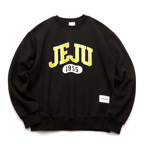 Classic JEJU 1955 Sweatshirt - Black [기모]