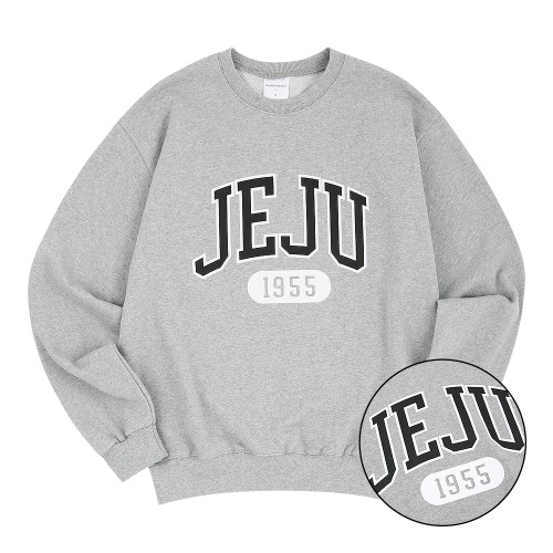 Classic JEJU 1955 Sweatshirt (22ver) - Gray