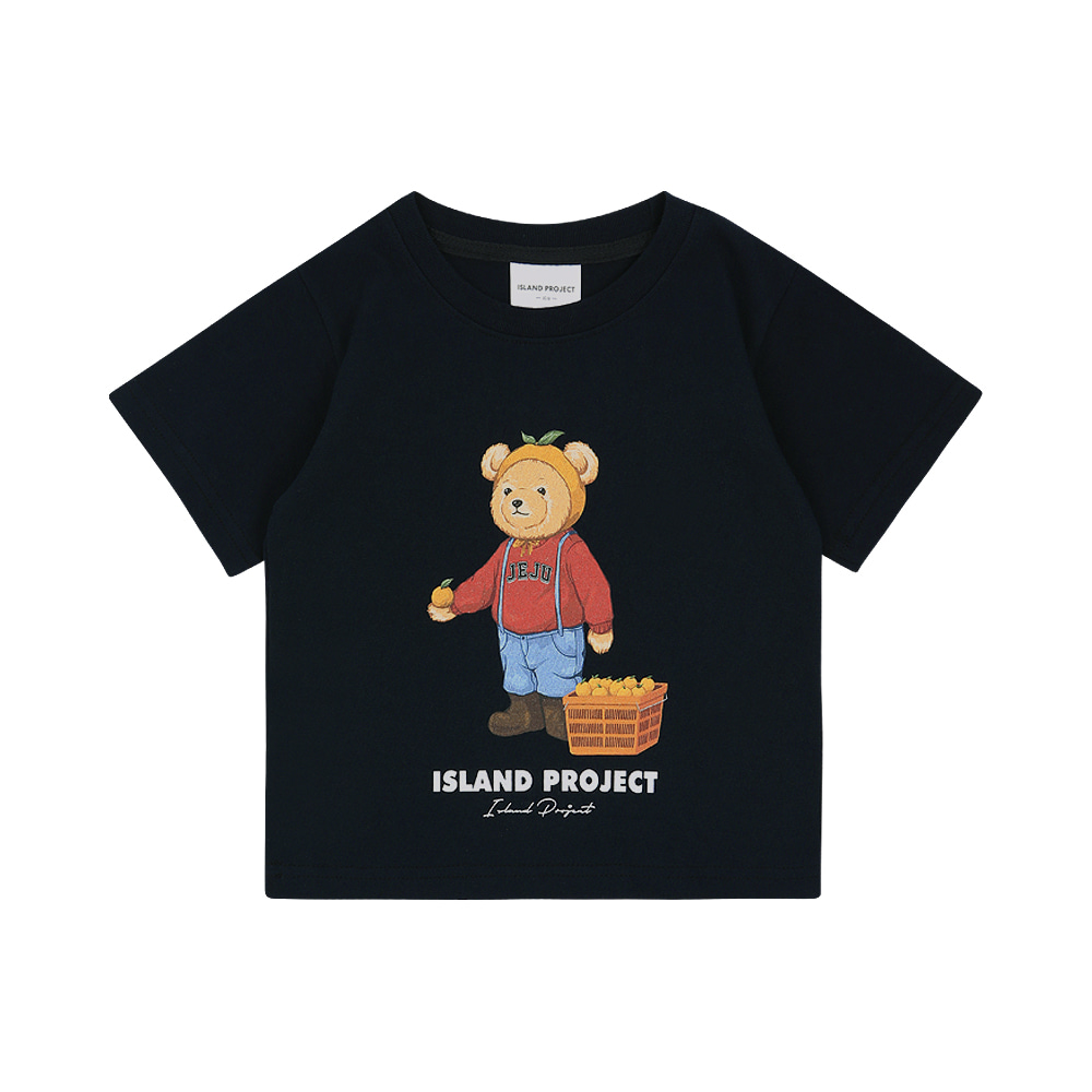Mandarine Bear T-Shirt - Navy (Baby)