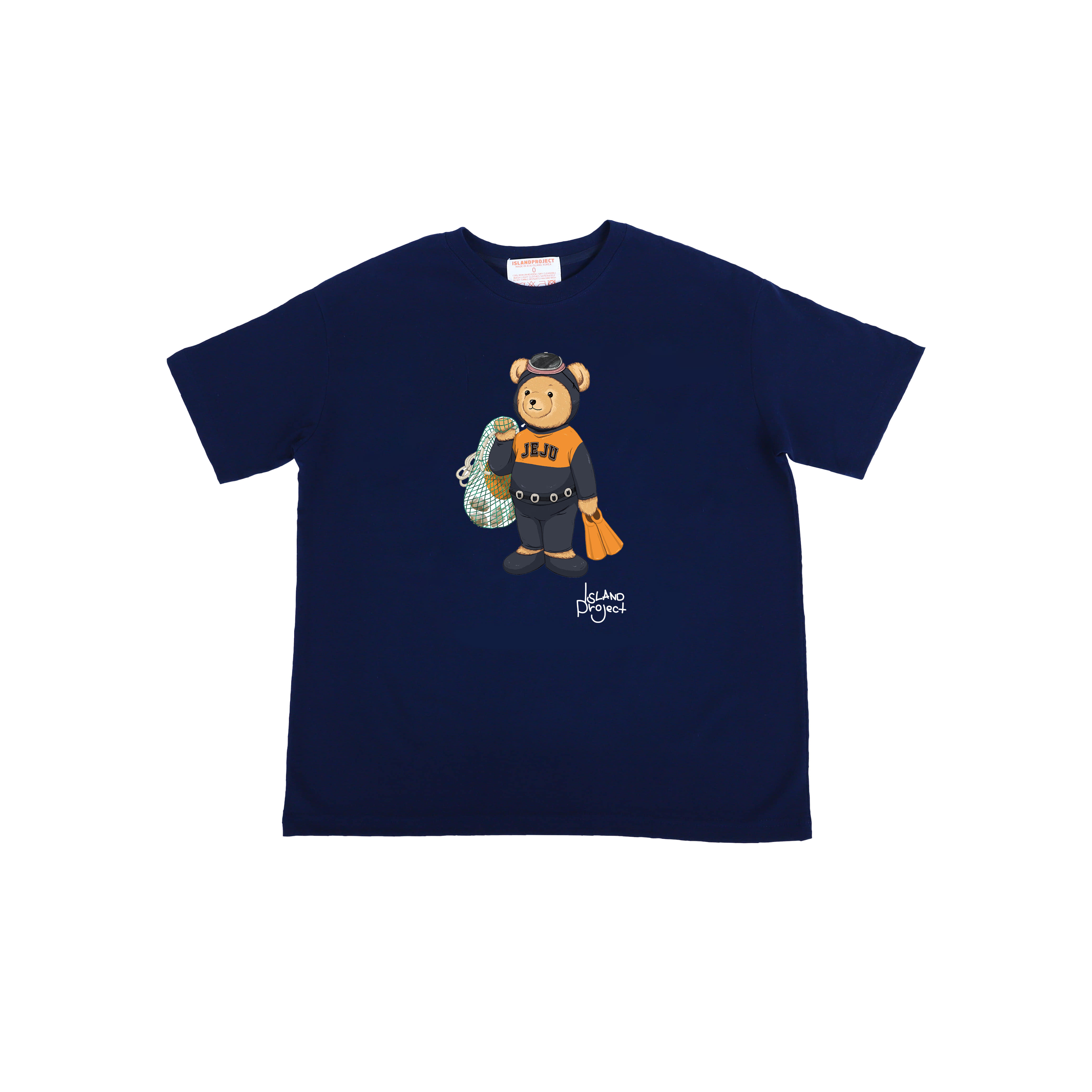 Diver Bear T-Shirt (ver.24) - Navy