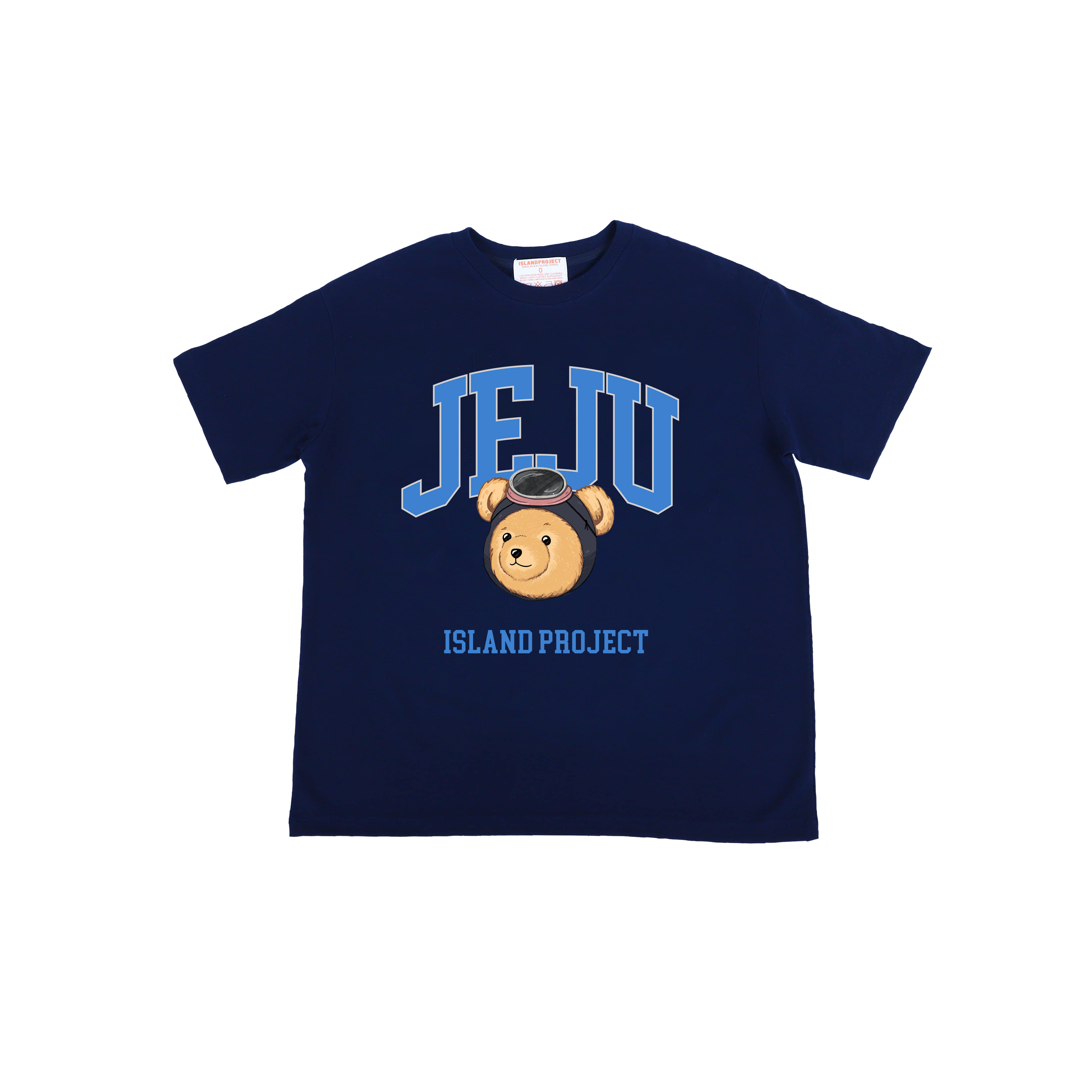 Diver Bear Head T-shirt - Navy (BABY)