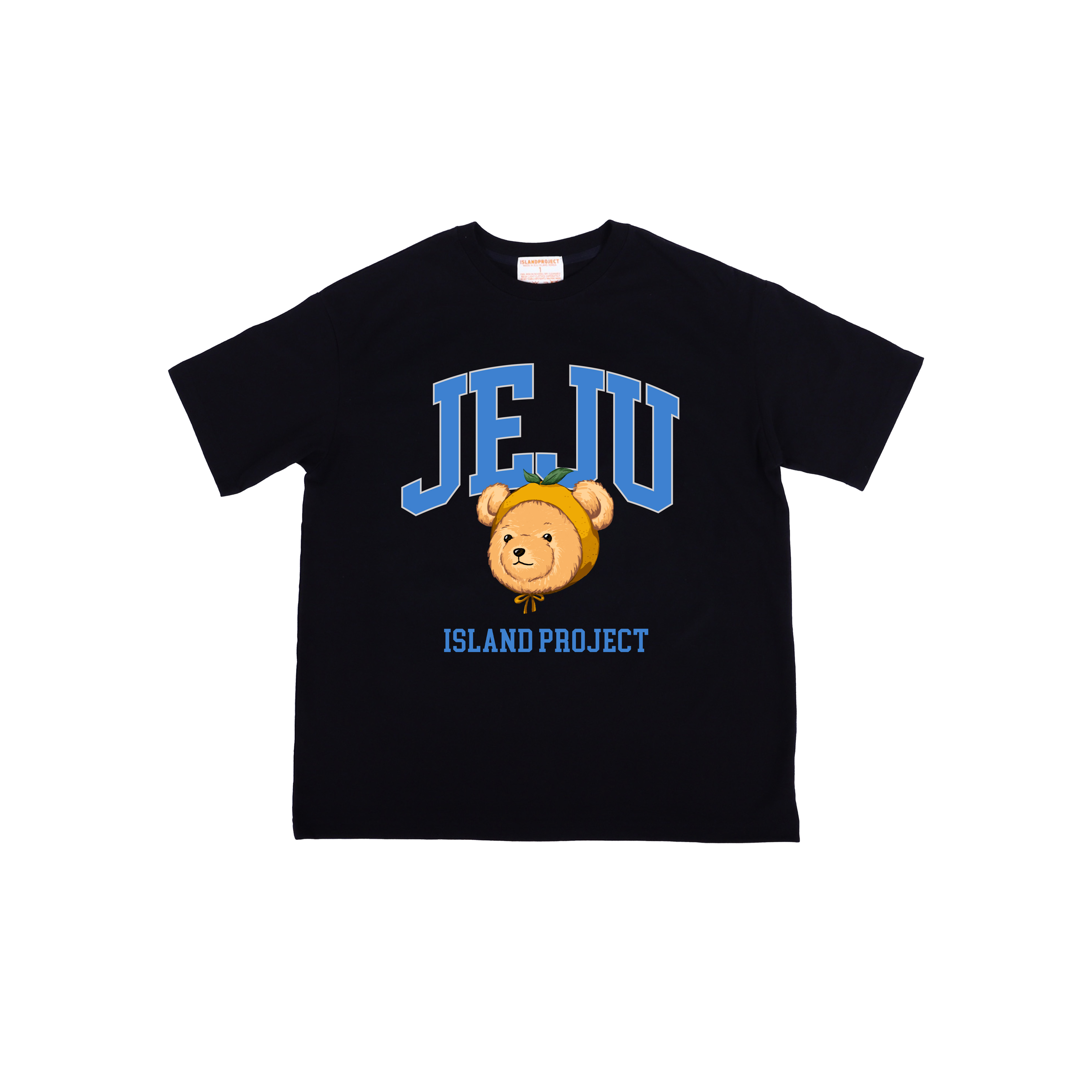 Mandarine Bear Head T-shirt - Black
