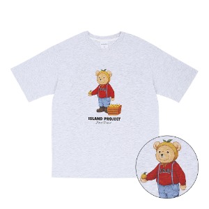 Mandarine Bear T-Shirt - Ash
